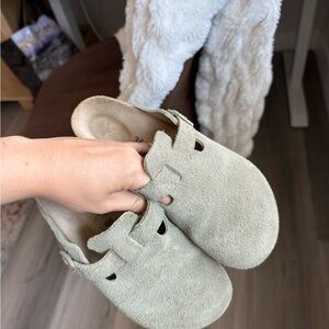 Birkenstock Boston Faded Khaki